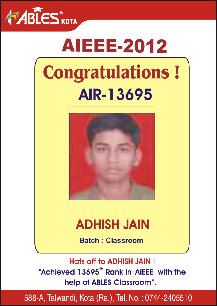 ADHISH JAIN